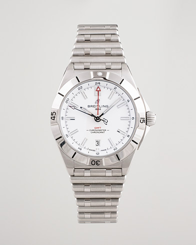 Homme | Pre-Owned & Vintage Watches | Breitling Pre-Owned | Chronomat GMT 40 A32398 Steel White