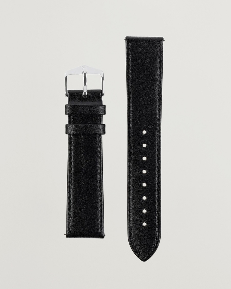 HIRSCH Osiris Calf Leather Watch Strap Black – Noir