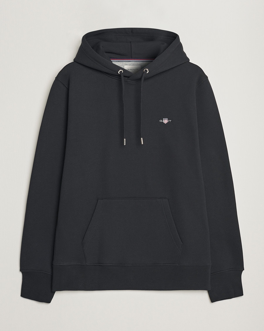 Gant Original Shield Logo Hoodie Black – Noir