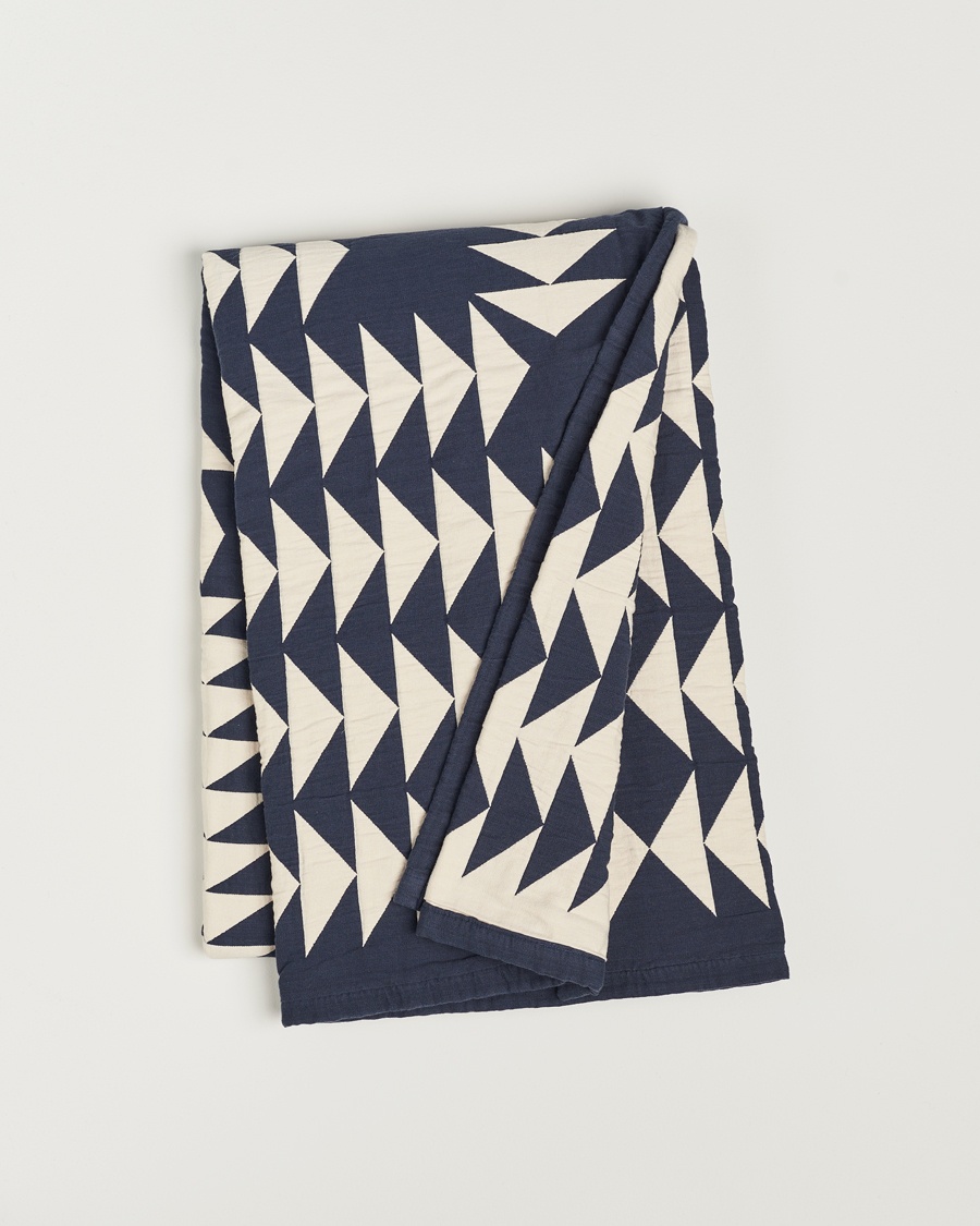 Pendleton Organic Cotton Matelasse Blanket Midnight Nova – Bleu