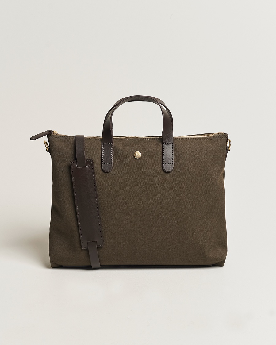 Mismo MismoM/S Canvas Slim BriefArmy/Dark Brown – Vert