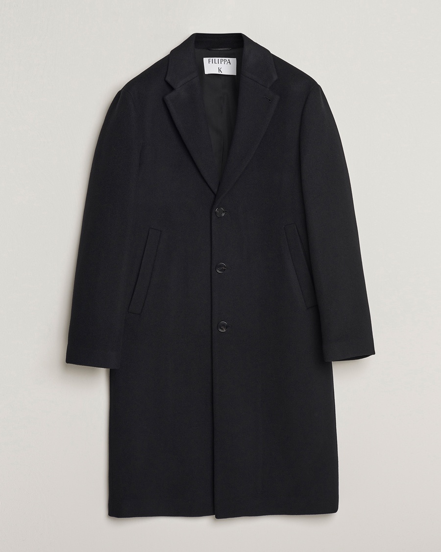 Filippa K London Wool Coat Black – Noir
