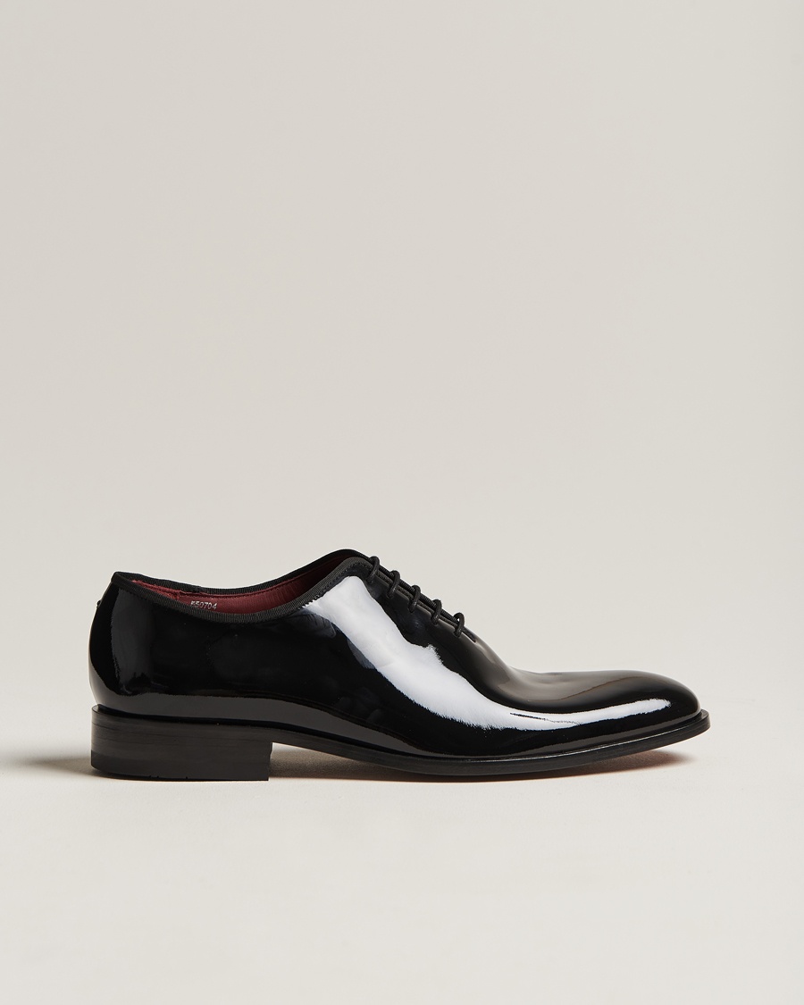 Loake Shoemakers Regal Patent Wholecut Black – Noir