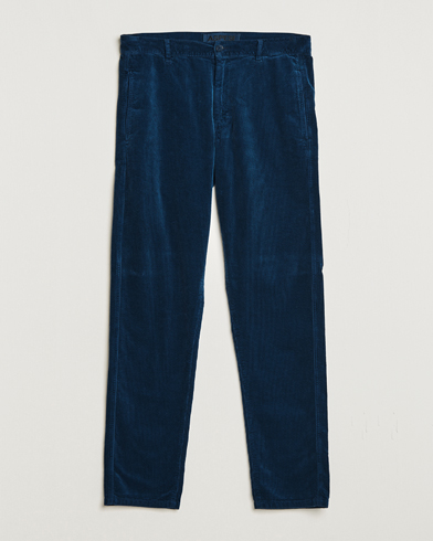 Homme | Soldes | Aspesi | Drawstring Corduroy Trousers Navy