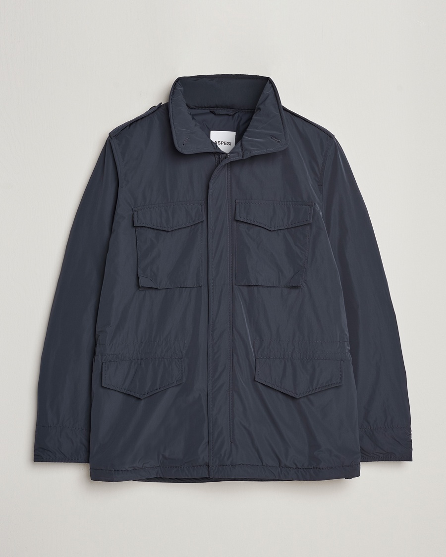 Aspesi Minifield Nylon Field Jacket Navy – Bleu