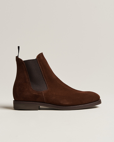 Homme |  | Sanders | Liam Chelsea Boot Polo Snuff Suede