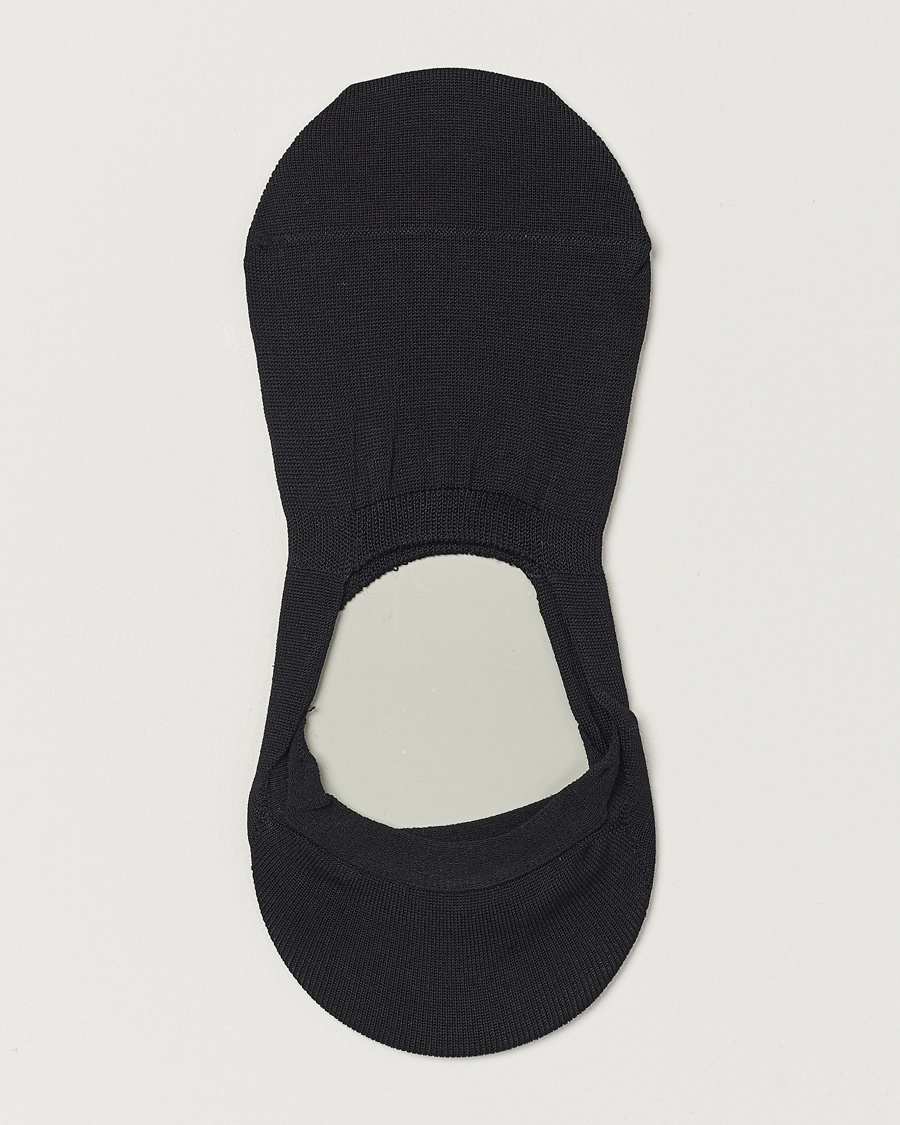 Bresciani Step in Ghost Socks Black – Noir