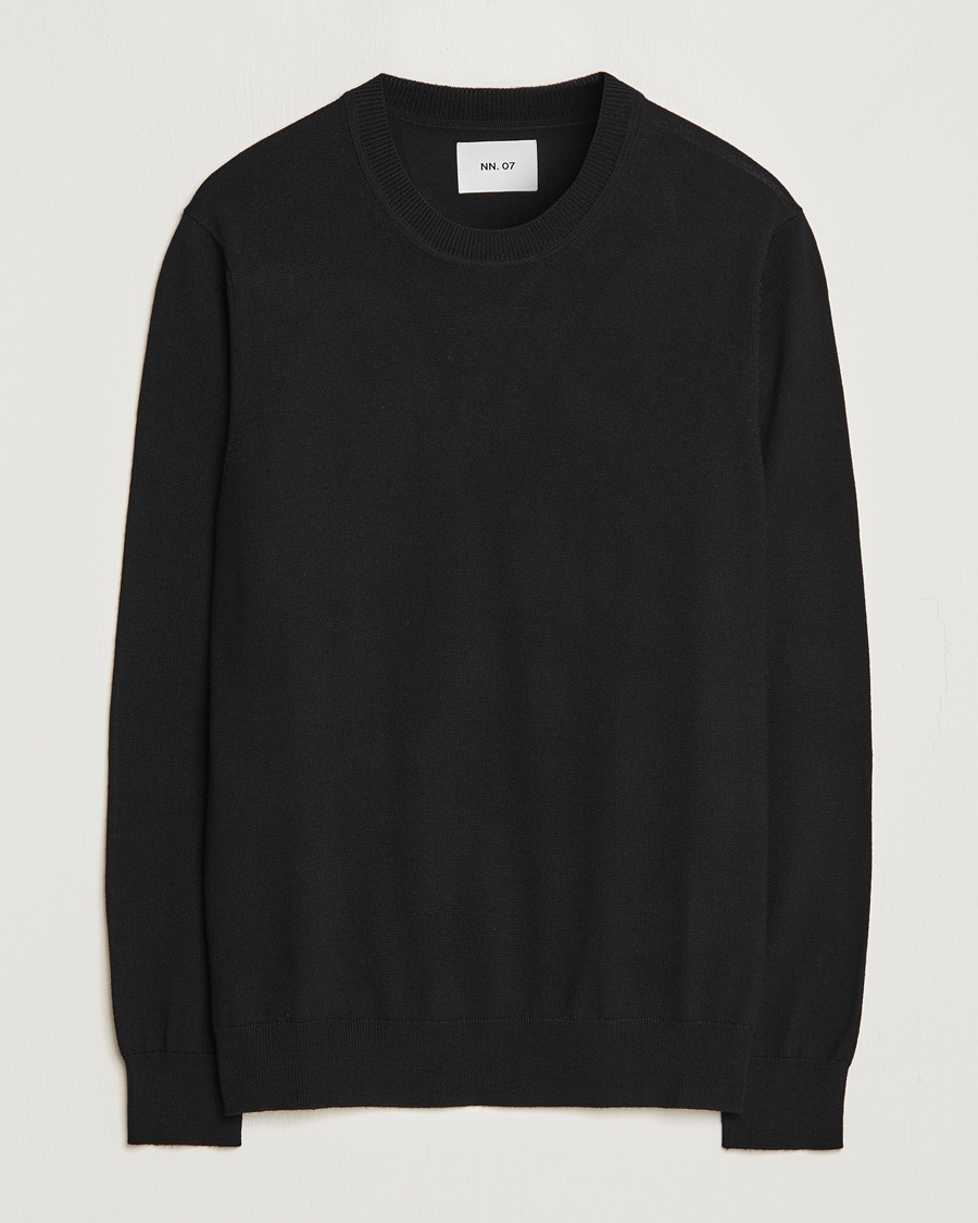 NN07 Ted Merino Crew Neck Pullover Black – Noir