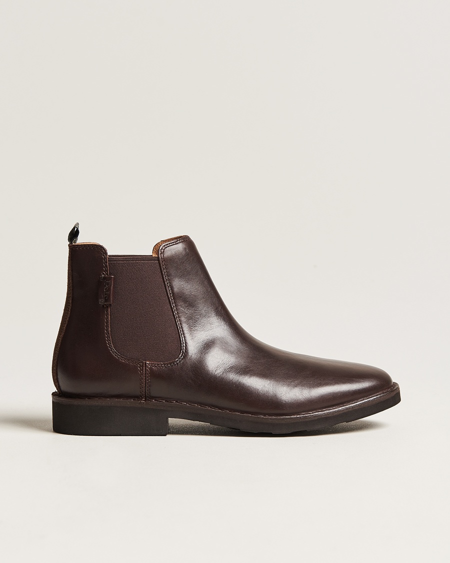 Polo Ralph Lauren Talan Chelsea Boot Dark Brown Calf – Marron