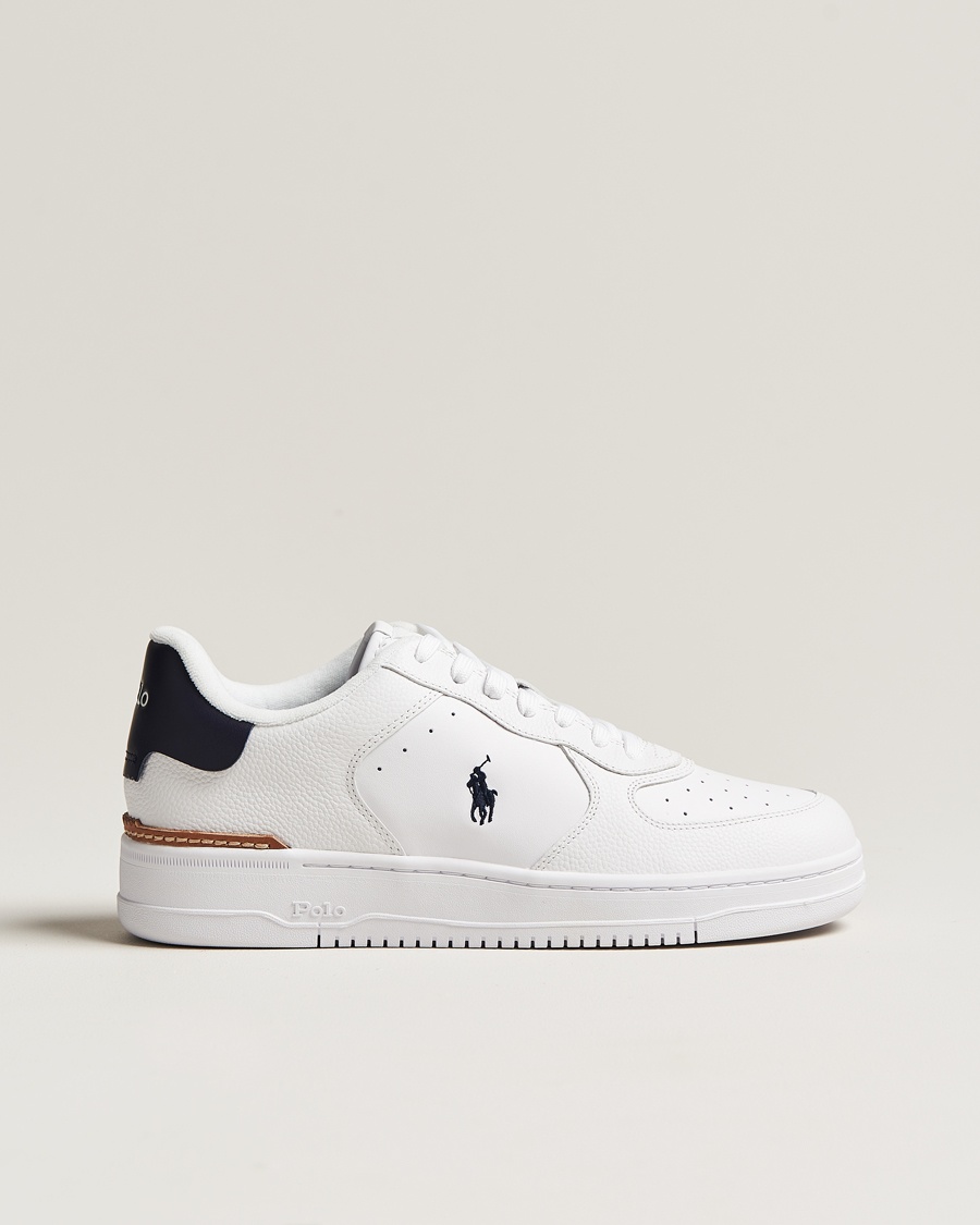 Polo Ralph Lauren Masters Court Sneakers White/Navy – Blanc