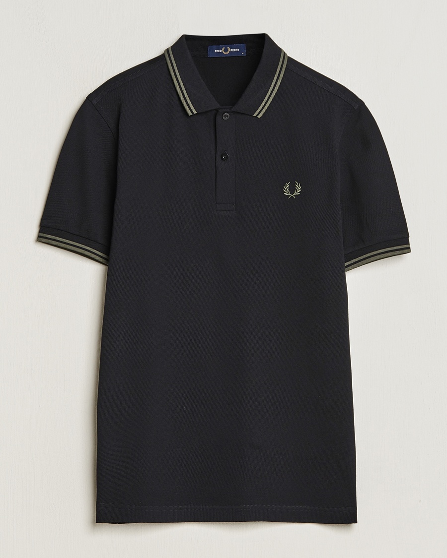 Fred Perry Twin Tipped Polo Shirt Black – Noir