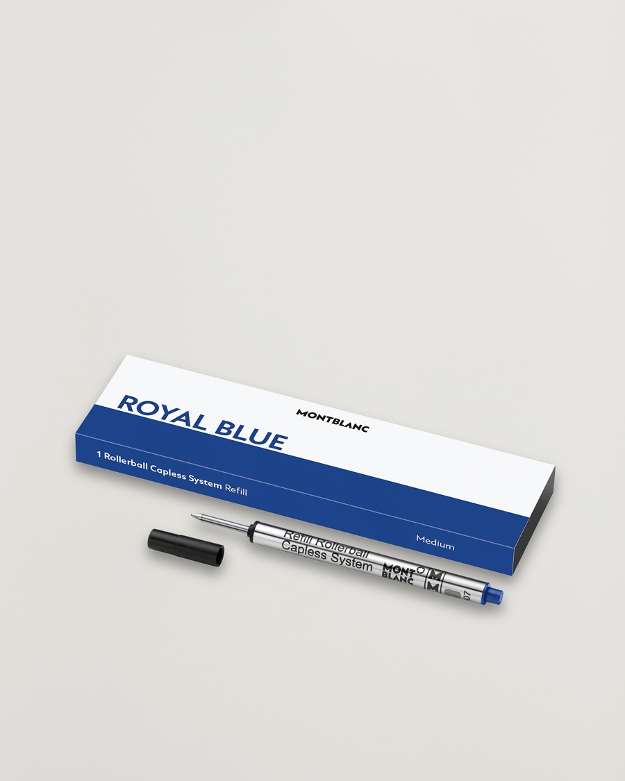 Montblanc 1 Rollerball M Capless System Refill Royal Blue – Bleu