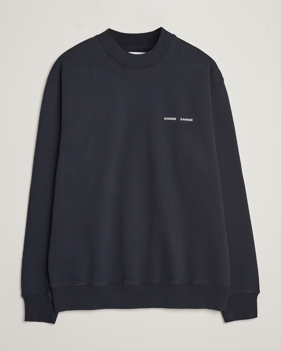 Samsøe Samsøe Norsbro Crew Neck Sweatshirt Sky Captian – Bleu