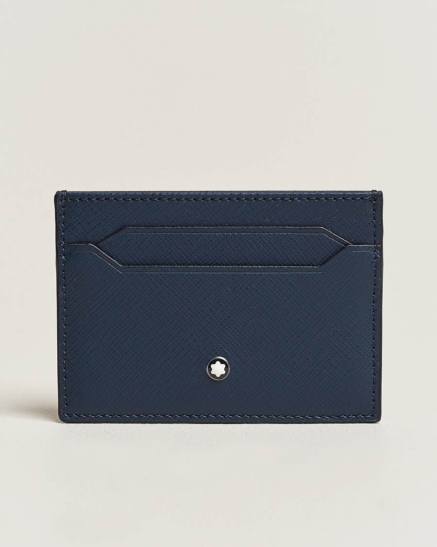 Montblanc Sartorial Card Holder 5cc Ink Blue – Bleu
