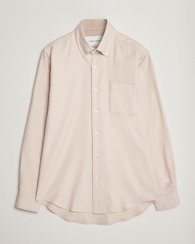 Homme | Soldes | A Day's March | Moorgate Light Flanell Shirt Taupe Melange