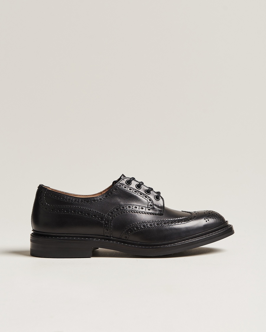 Tricker's Bourton Country Brogues Black Calf – Noir