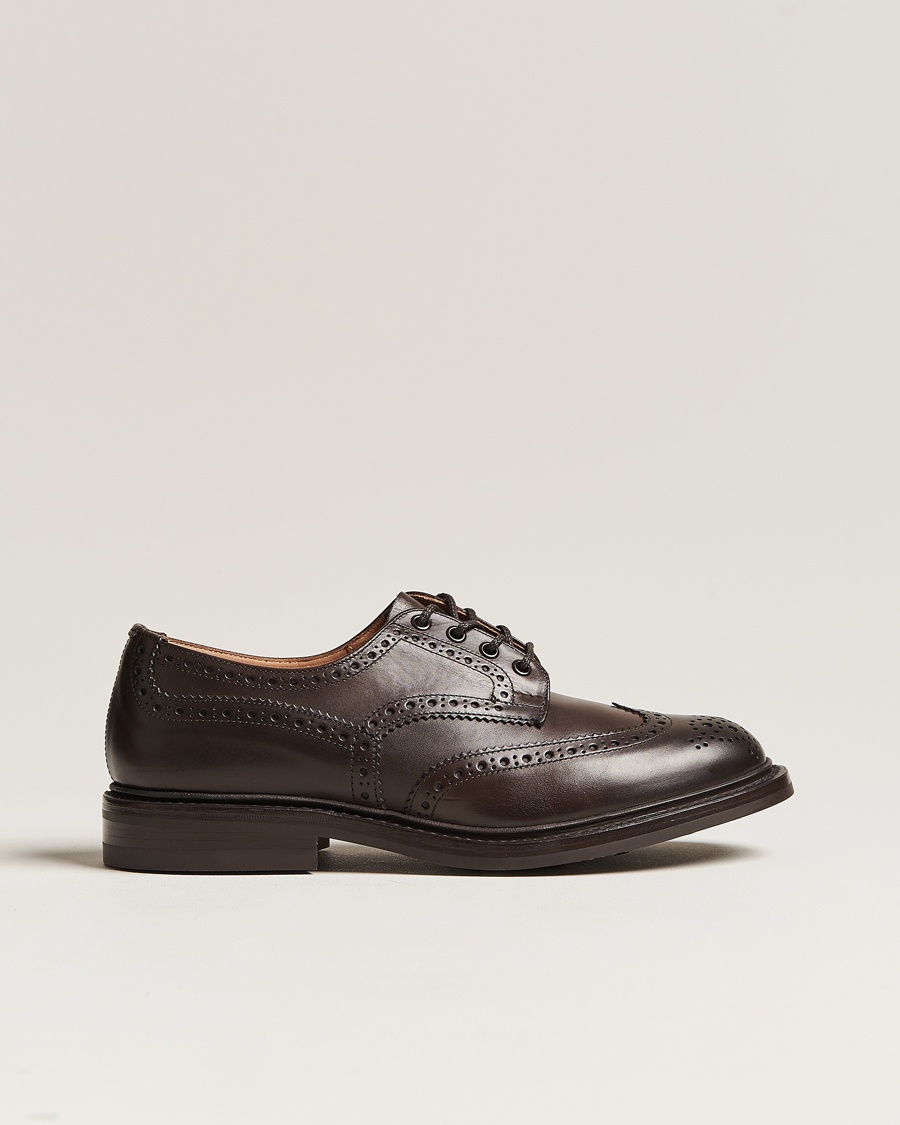 Tricker's Bourton Country Brogues Espresso Calf – Marron