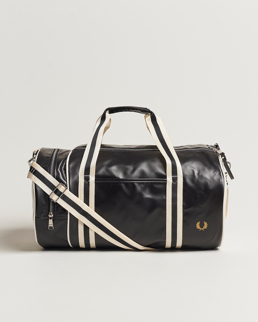 Fred Perry Classic Barrel Bag Black/Ecru – Noir