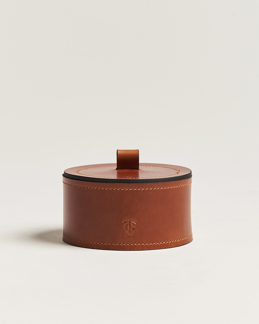 Tärnsjö Garveri Small Leather Box 002 Light Brown – Marron