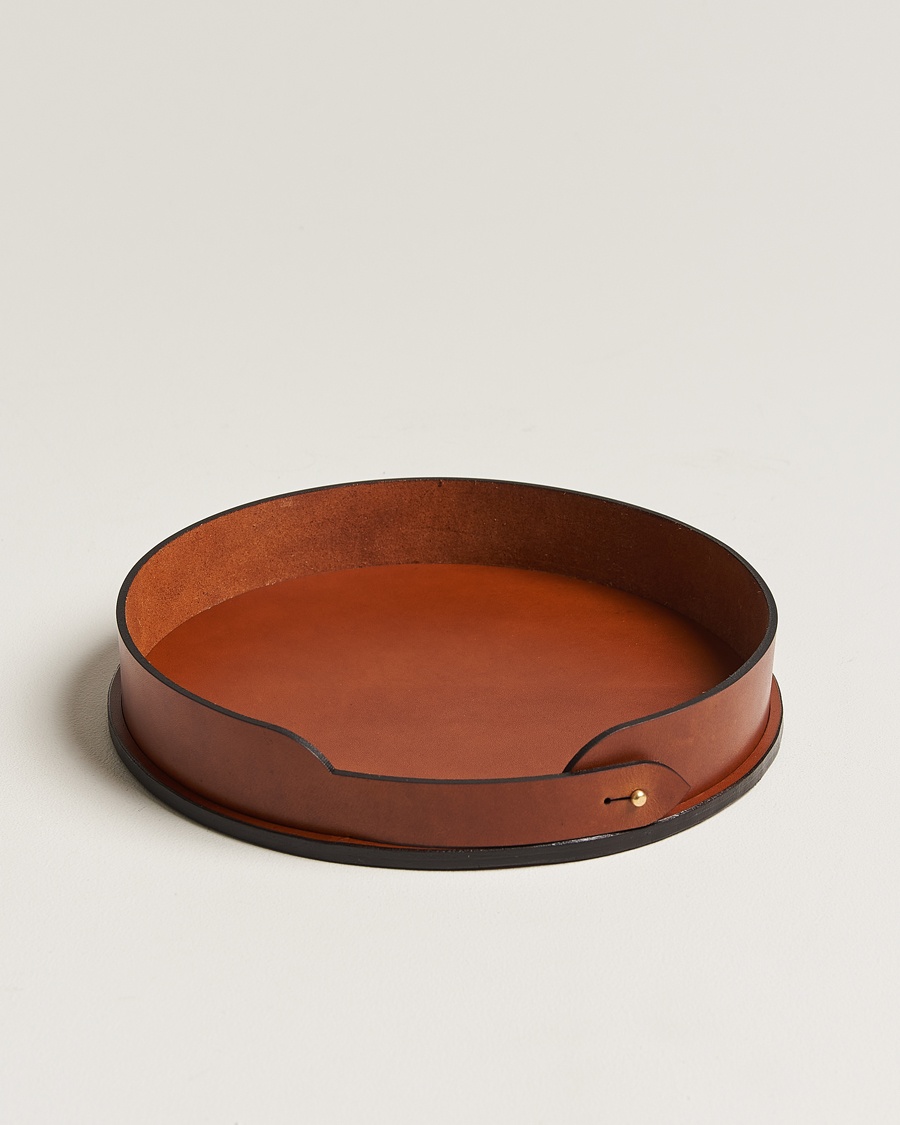 Tärnsjö Garveri Leather Tray 007 Light Brown – Marron