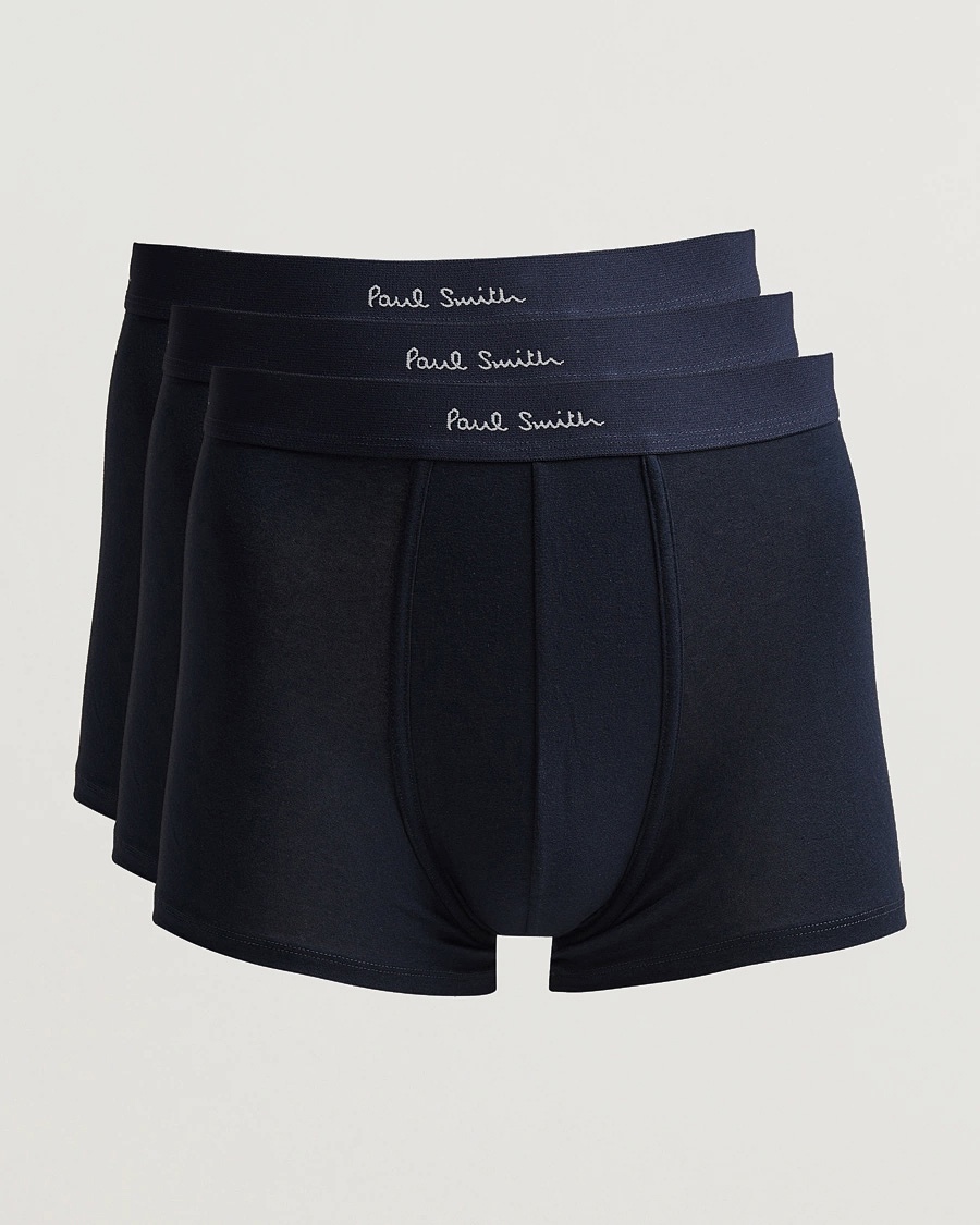 Paul Smith 3-Pack Trunk Navy – Bleu