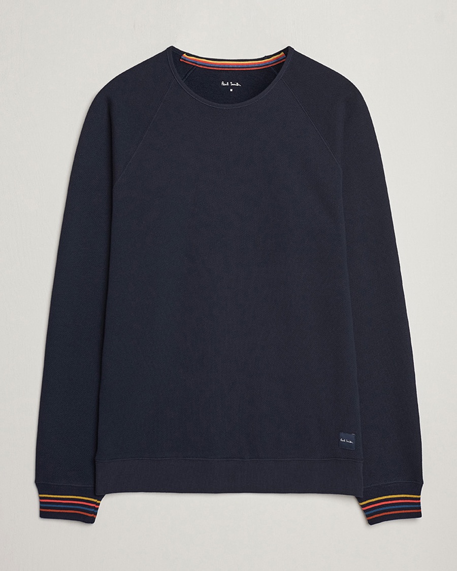 Paul Smith Artist Rib Crew Neck Sweatshirt Navy – Bleu
