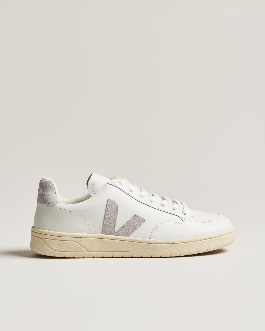 Veja V-12 Sneaker Extra White/Light Grey – Blanc