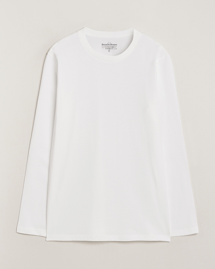 Bread & Boxers Long Sleeve T-Shirt White – Blanc
