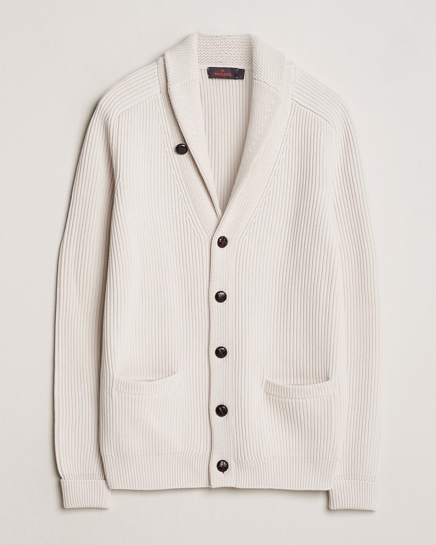 Morris Brayden Shawl Cardigan White – Blanc