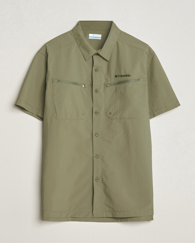 Homme | Active | Columbia | Mountaindale Short Sleeve Outdoor Shirt Stone Green