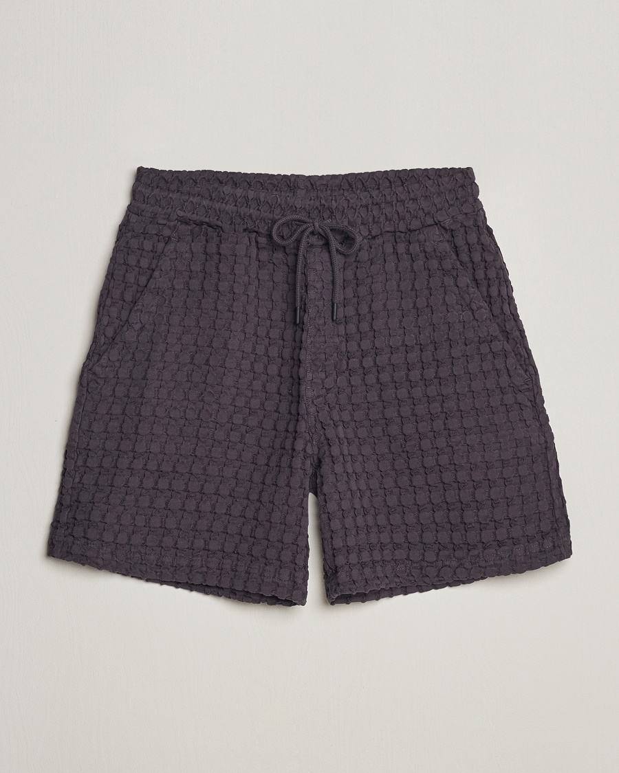 OAS Porto Waffle Shorts Nearly Black – Noir