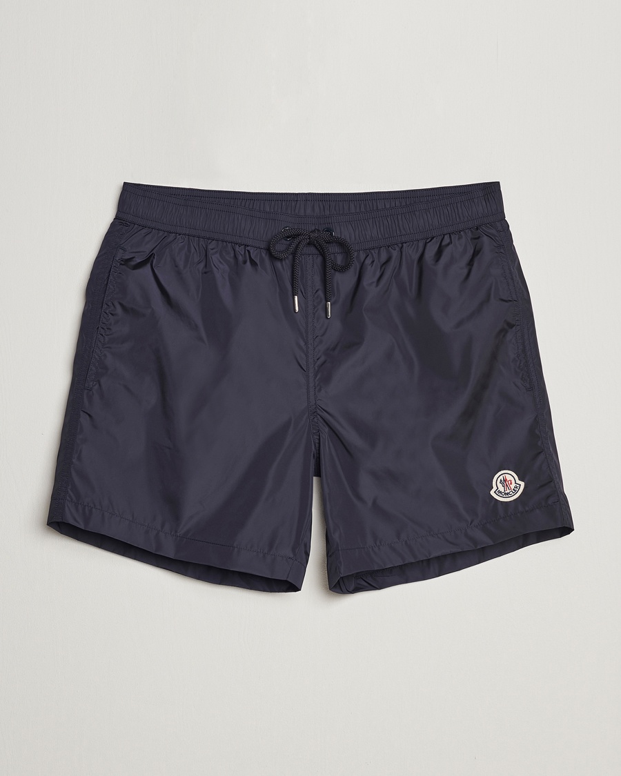 Moncler Nylon Swim Shorts Navy – Bleu