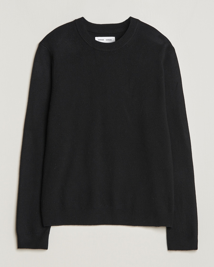 Samsøe Samsøe Isak Crew Neck Black – Noir