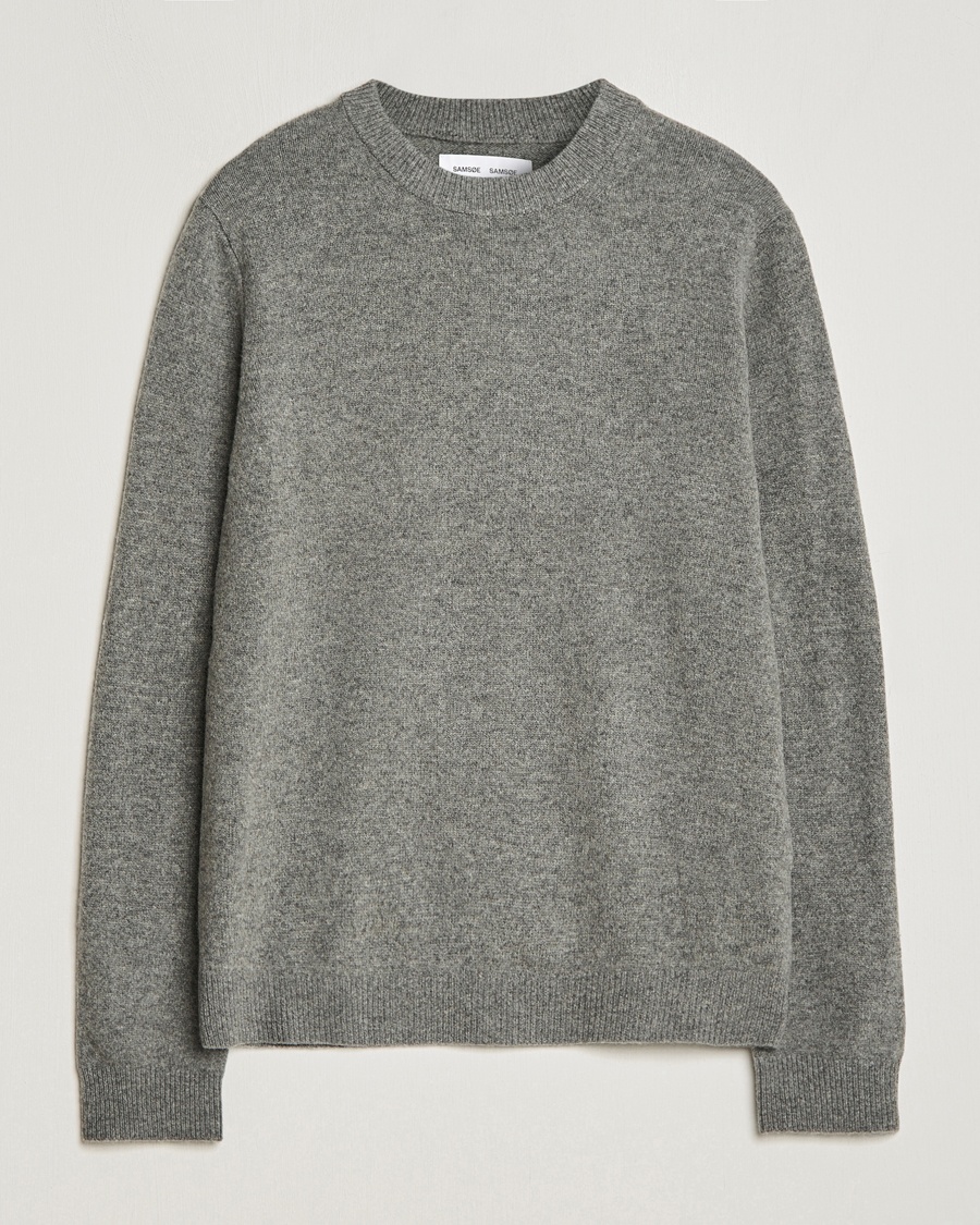 Samsøe Samsøe Isak Crew Neck Dark Grey – Gris