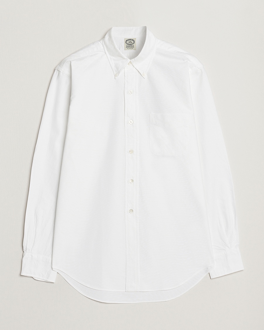 Kamakura Shirts Vintage Ivy Oxford Button Down Shirt White – Blanc