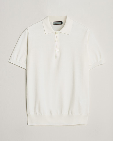  Cotton Short Sleeve Polo White