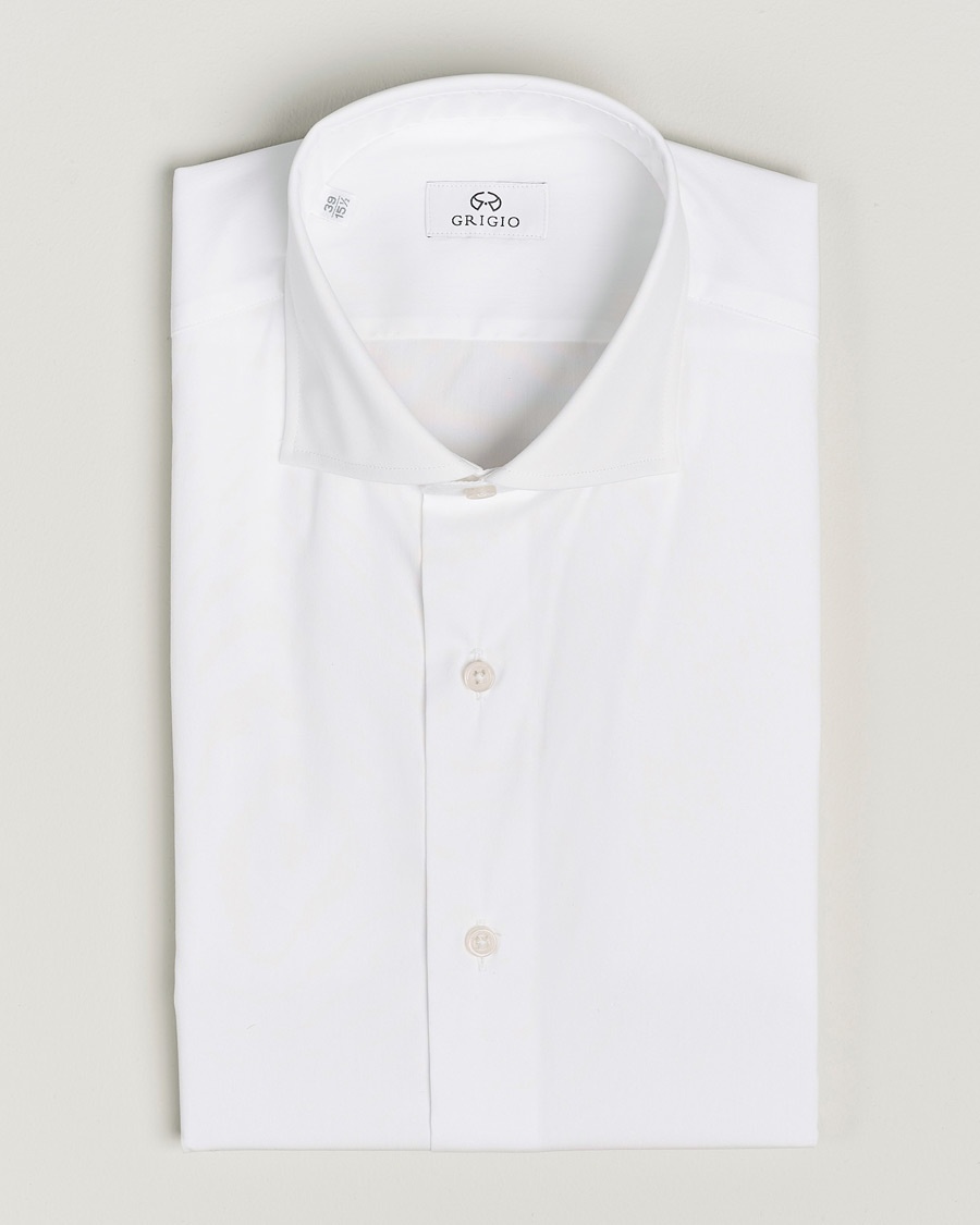 Grigio Comfort Stretch Dress Shirt White – Blanc