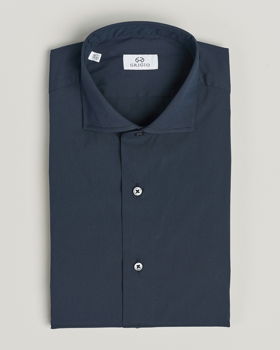 Grigio Comfort Stretch Dress Shirt Navy – Bleu
