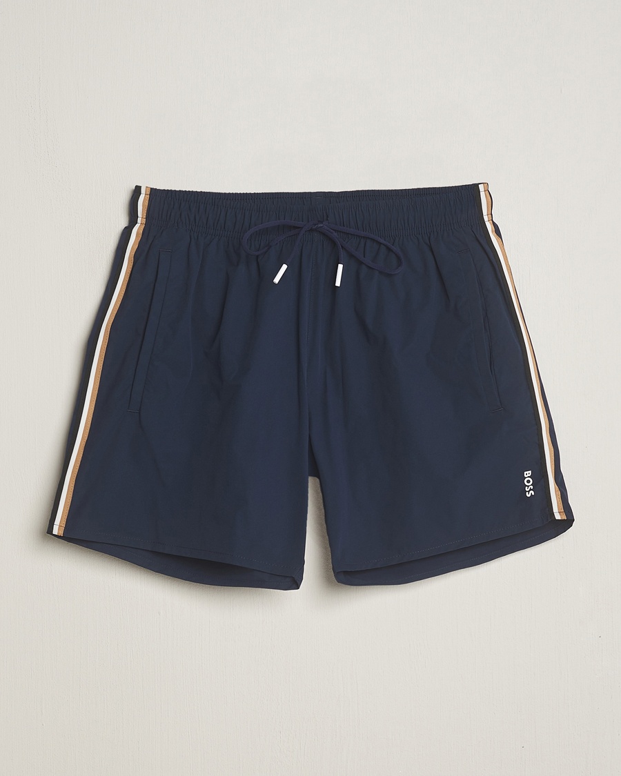 BOSS BLACK Iconic Swimshorts Navy – Bleu