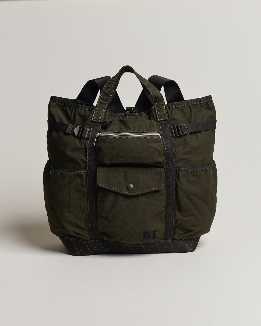 Porter-Yoshida & Co. Crag 2Way Rucksack Khaki – Vert