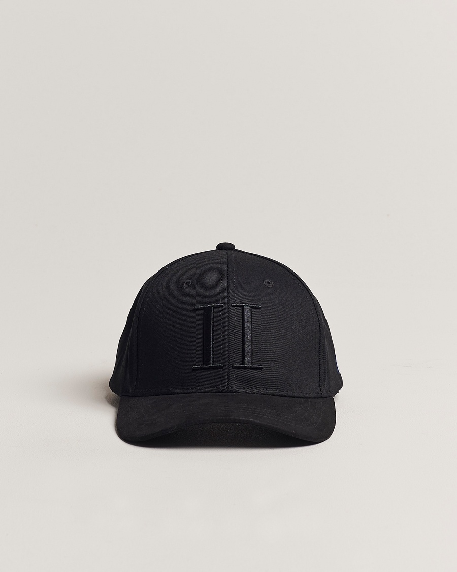 LES DEUX Baseball Cap Suede II Black – Noir