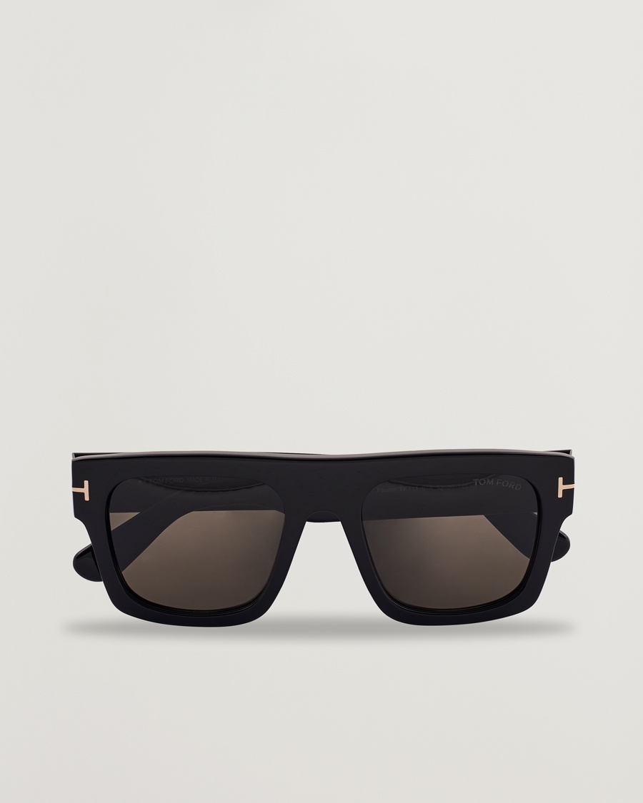 Tom Ford Fausto FT0711 Sunglasses Black/Smoke – Noir