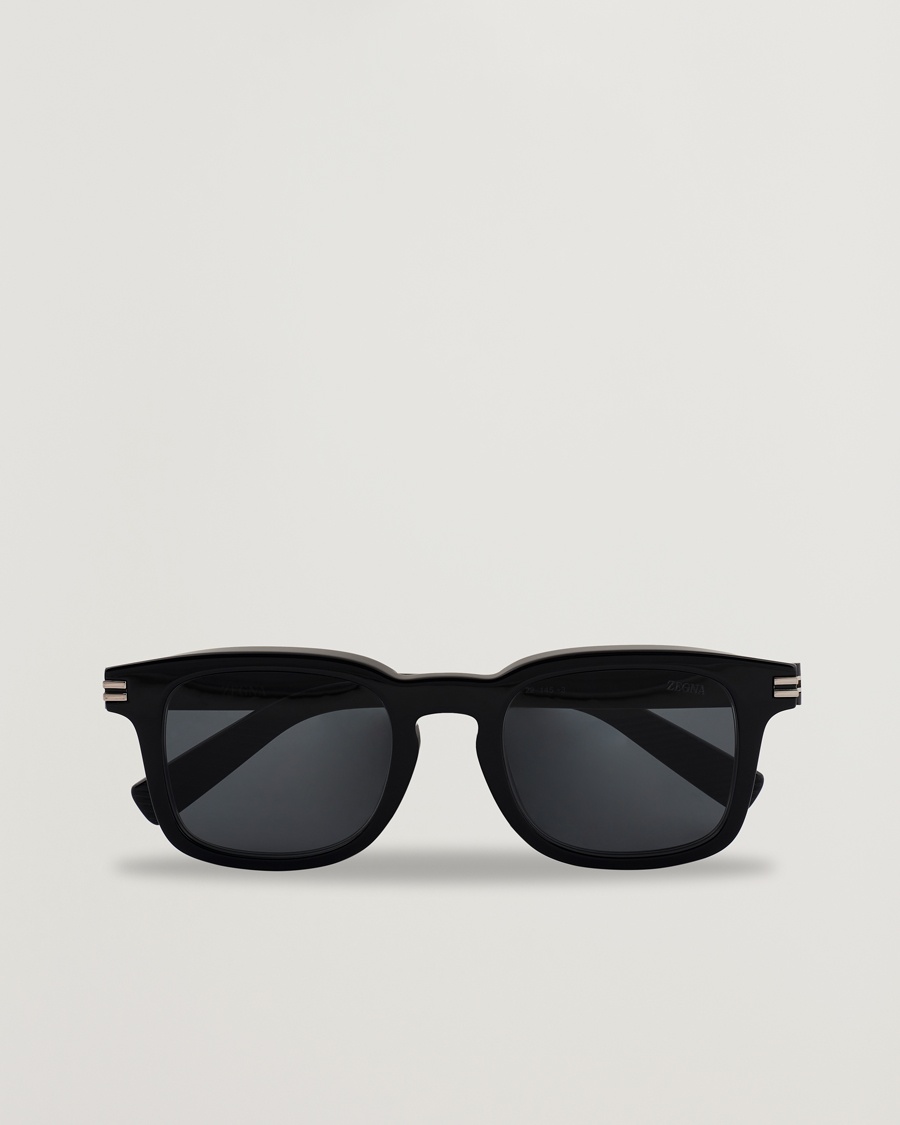 Zegna EZ0230 Sunglasses Black/Smoke – Noir
