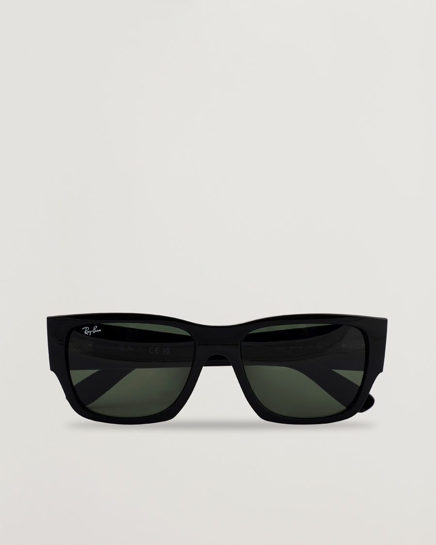 Ray-Ban Carlos Sunglasses Black/Crystal Green – Noir