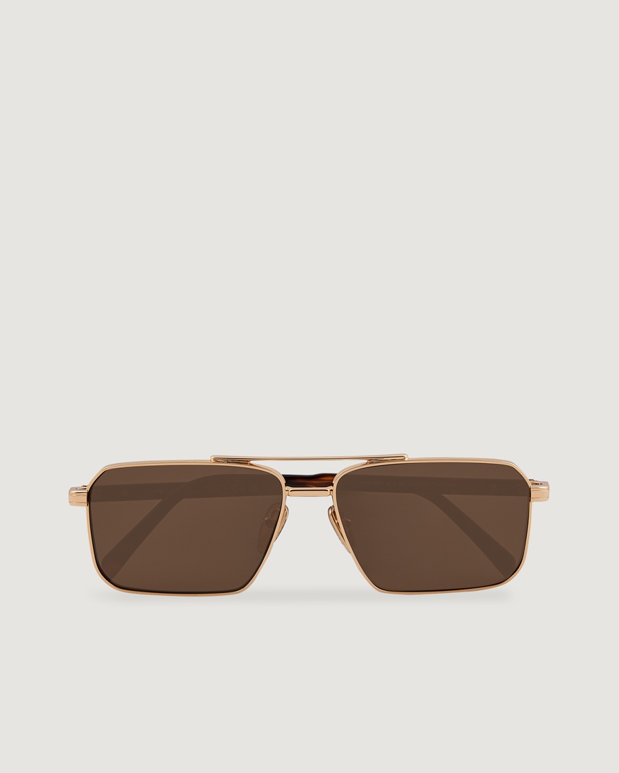 Prada Eyewear Prada 0PR A57S Metal Sunglasses Gold – Or