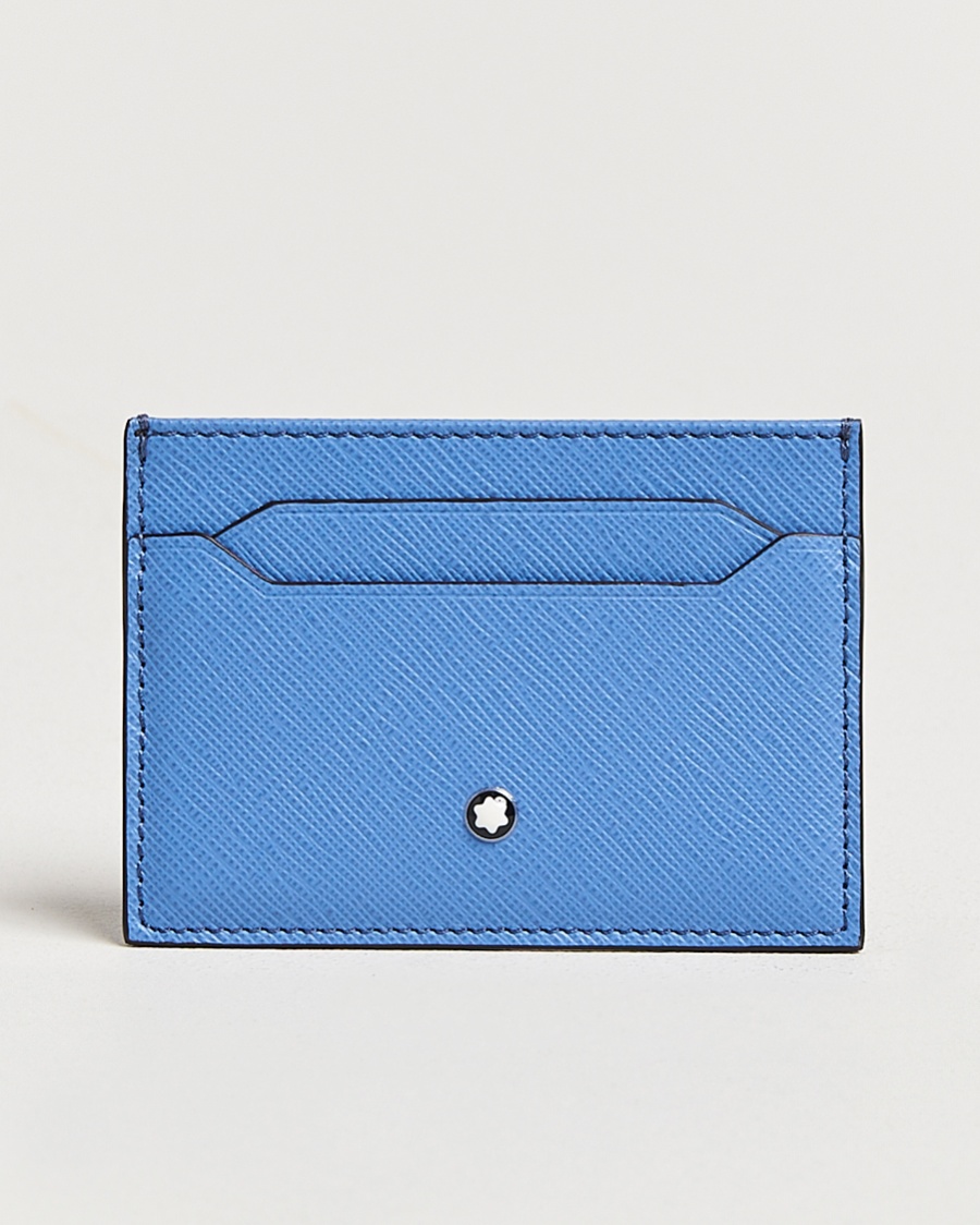 Montblanc Sartorial card holder 5cc Dusty Blue – Bleu