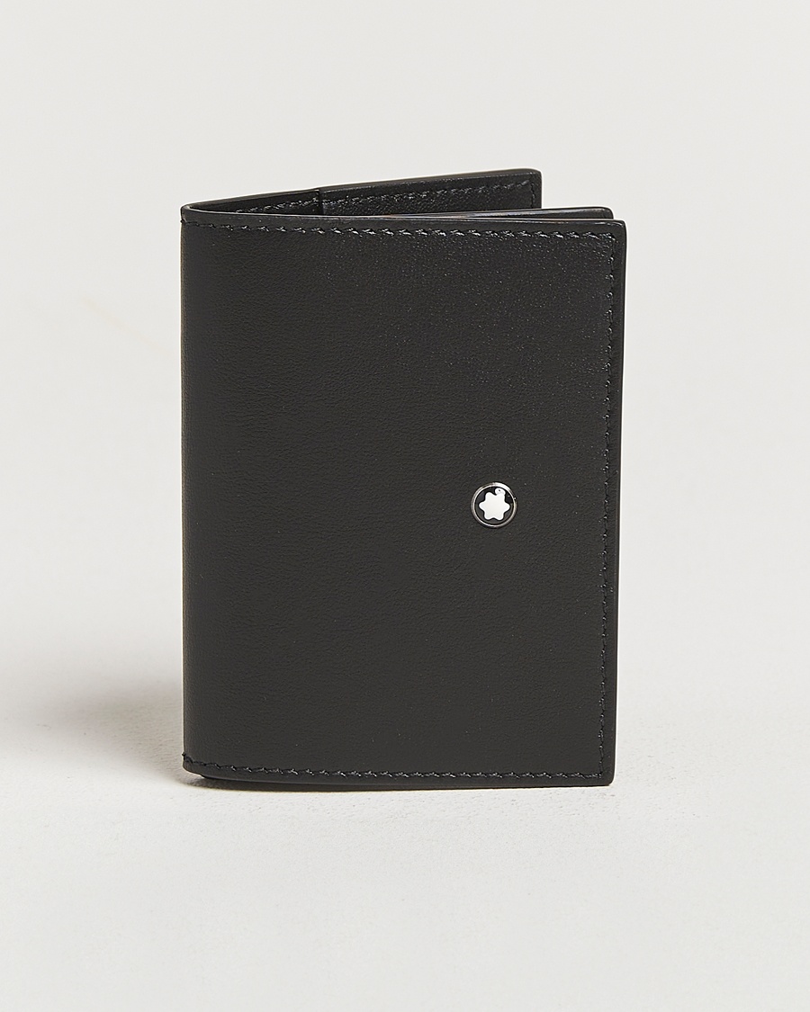 Montblanc Soft Trio Card Holder 4cc Black – Noir