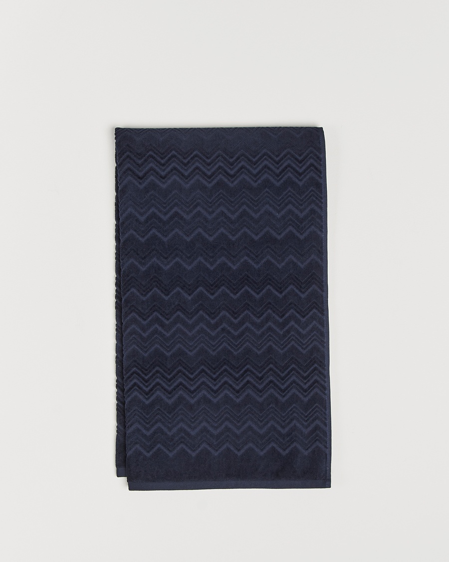 Missoni Home Chalk Bath Towel 70x115cm Navy – Bleu