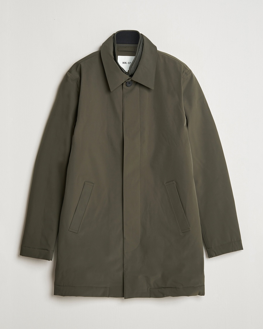 NN07 Blake Jacket Dark Army – Vert