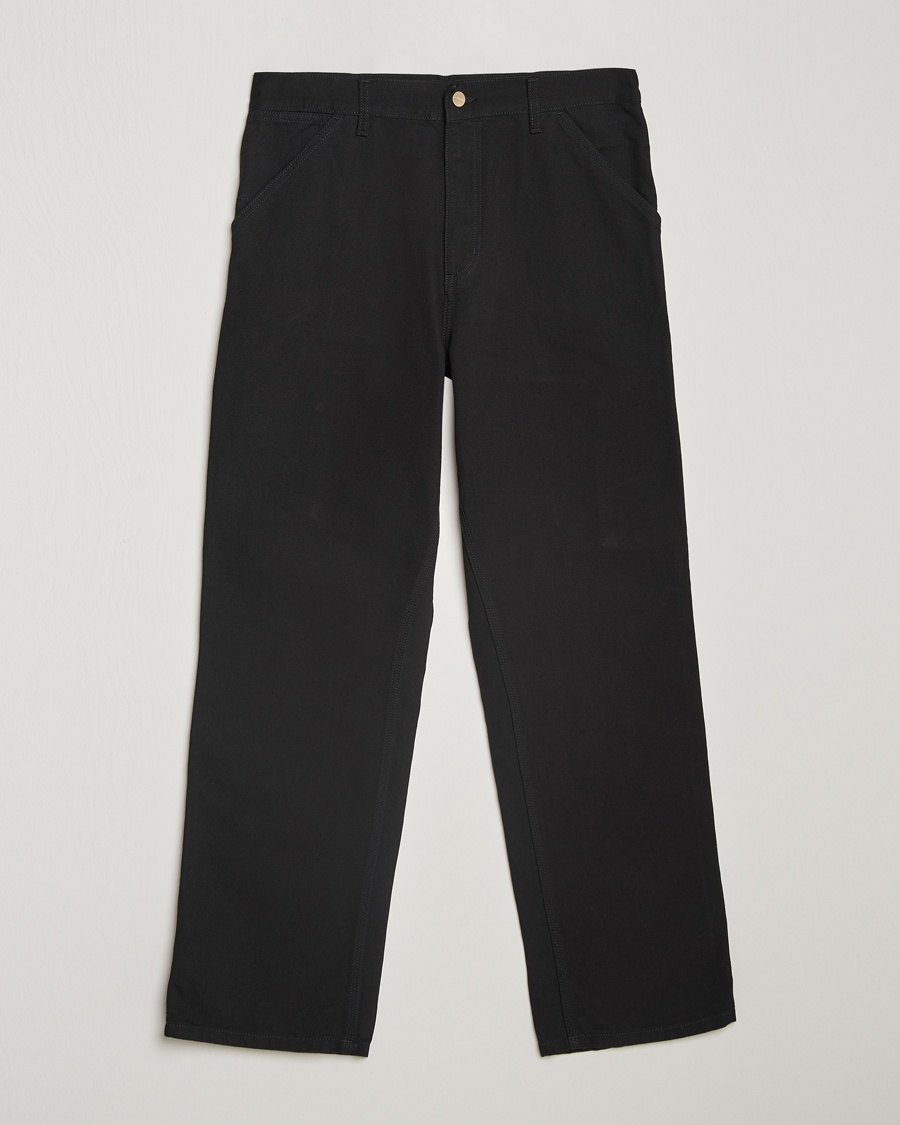 Carhartt WIP Single Knee Pants Dearborn Canvas Black – Noir